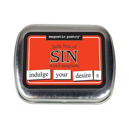 Magnetic Poetry Little Box of Sin Word Magnets - Not Very Vanilla