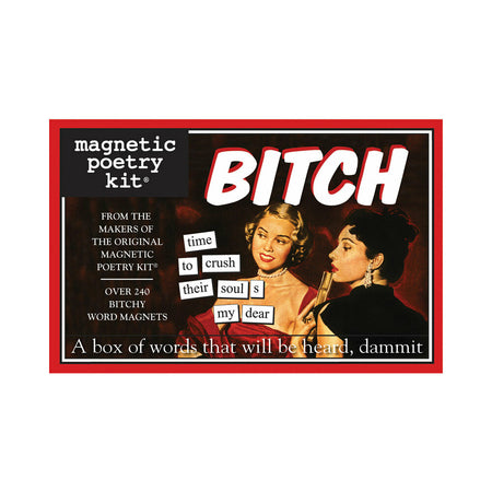 Magnetic Poetry Kit: Bitch Edition - Not Very Vanilla