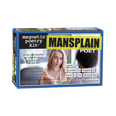 Magnetic Poetry Kit: Mansplain Poet - Not Very Vanilla