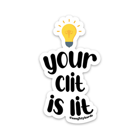 Your Clit is Lit Sticker 3-Pack - Not Very Vanilla