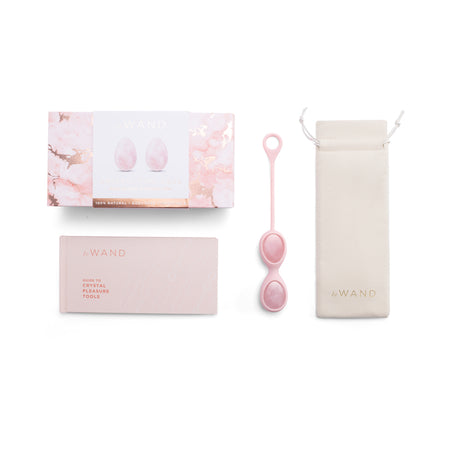 Le Wand Crystal Yoni Eggs Rose Quartz - Not Very Vanilla