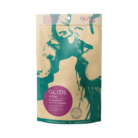 Glyde Ultra Latex Condoms 36-Pack - Not Very Vanilla