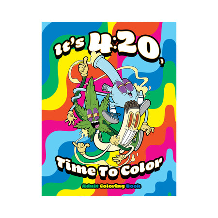 It's 4:20, Time To Color Coloring Book - Not Very Vanilla