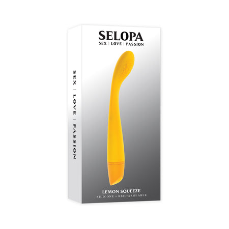 Selopa Lemon Squeeze Rechargeable Vibe Silicone Yellow - Not Very Vanilla