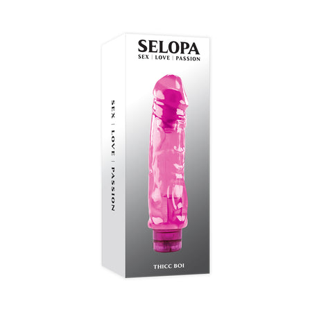 Selopa Thicc Boi Vibrating Vibe Rubber Pink - Not Very Vanilla