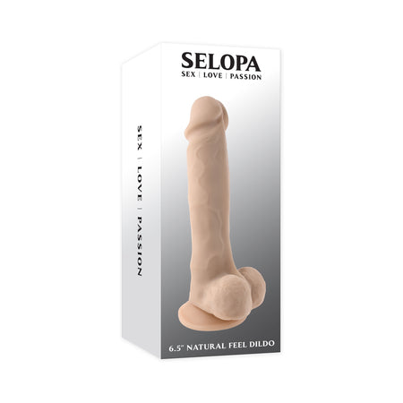 Selopa 6.5 in. Natural Feel Dildo Light - Not Very Vanilla