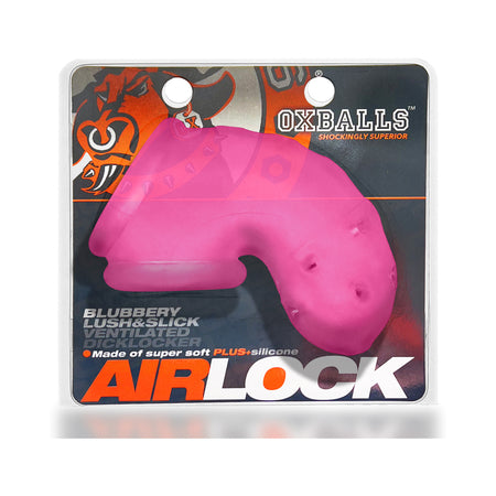 OxBalls Airlock Air-Lite Vented Chastity Pink Ice - Not Very Vanilla