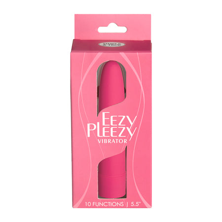 Simple & True Eezy Pleezy Classic Vibrator 5.5 in. Pink - Not Very Vanilla