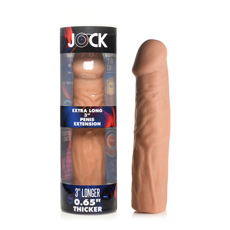 Jock Extra Long Penis Extension Sleeve 3 in. Medium - Not Very Vanilla