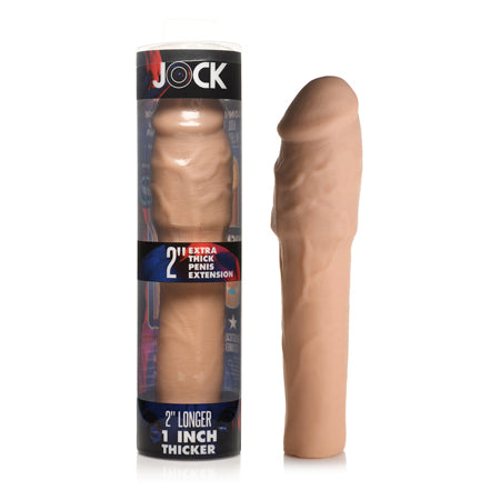 Jock Extra Thick Penis Extension Sleeve 2 in. Light - Not Very Vanilla