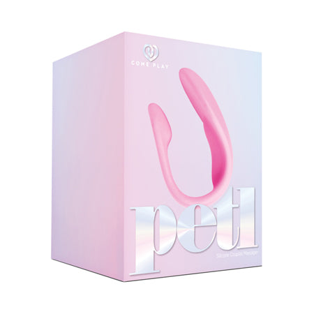 Petl Silicone Couples Massager Pink - Not Very Vanilla