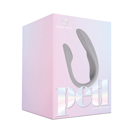 Petl Silicone Couples Massager Grey - Not Very Vanilla