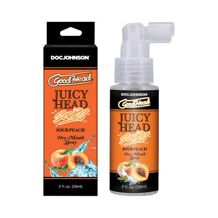 GoodHead Juicy Head Dry Mouth Spray Sour Peach 2 oz. - Not Very Vanilla