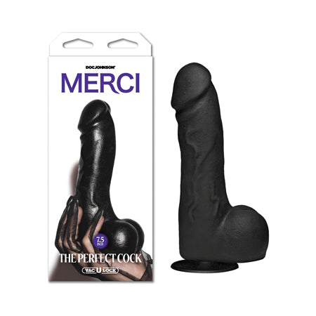 Merci The Perfect Cock 7.5 in. Dildo with Removable Vac-U-Lock Suction Cup - Not Very Vanilla