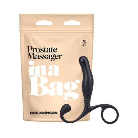 In A Bag Prostate Massager Black - Not Very Vanilla