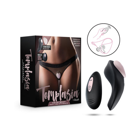 Temptasia Heartbeat Panty Vibe with Remote Pink - Not Very Vanilla