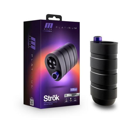 M Elite Platinum Strok Black - Not Very Vanilla