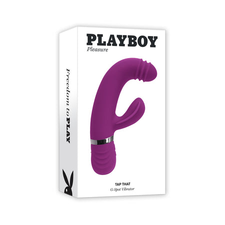 Playboy Tap That Silicone Tapping Dual Stimulator - Not Very Vanilla