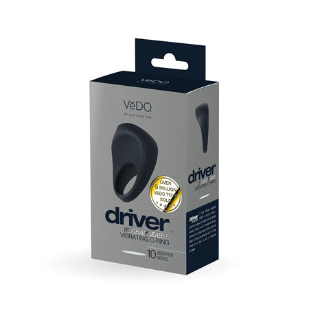 VeDO Driver Rechargeable Vibrating C-Ring Black - Not Very Vanilla