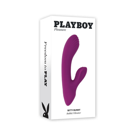 Playboy Bitty Bunny Rechargeable Silicone Mini Rabbit Vibrator Wild Star - Not Very Vanilla