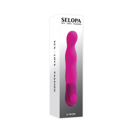 Selopa G Wow Silicone G-Spot Vibrator Pink - Not Very Vanilla