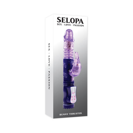 Selopa Bunny Thruster Thrusting Rabbit Vibrator Purple - Not Very Vanilla