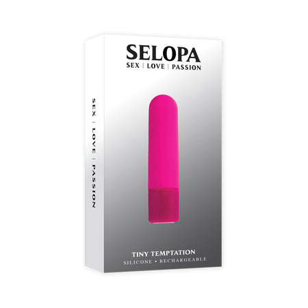 Selopa Tiny Temptation Rechargeable Silicone Bullet Vibrator Pink - Not Very Vanilla