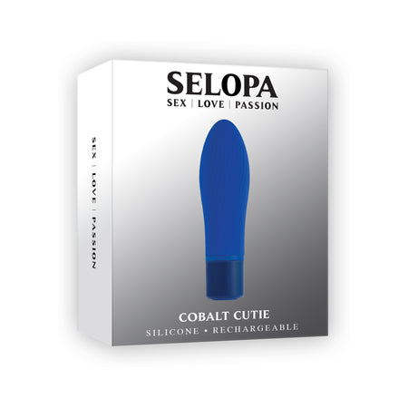 Selopa Cobolt Cutie Rechargeable Silicone Mini Vibrator Blue - Not Very Vanilla