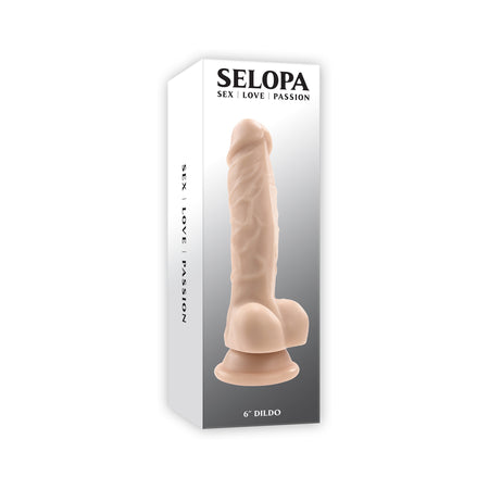 Selopa Non-Vibrating Dildo 6 in. Light - Not Very Vanilla