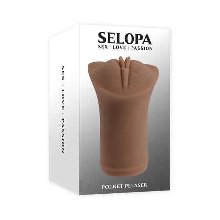 Selopa Pocket Pleaser Stroker Dark - Not Very Vanilla