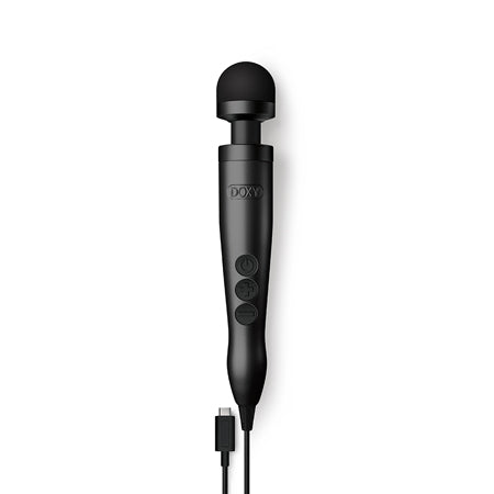 Doxy USB-C Wand Matte Black - Not Very Vanilla