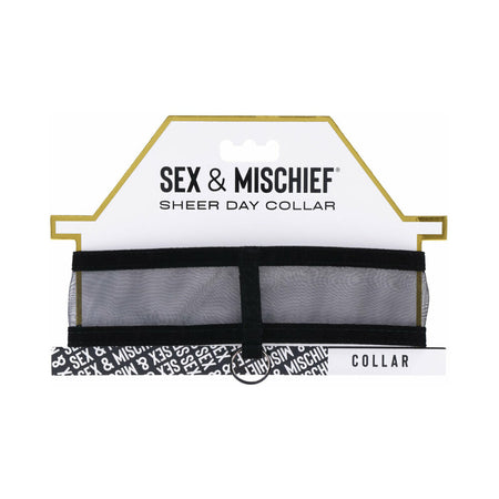 Sportsheets Sex & Mischief Sheer Day Collar - Not Very Vanilla