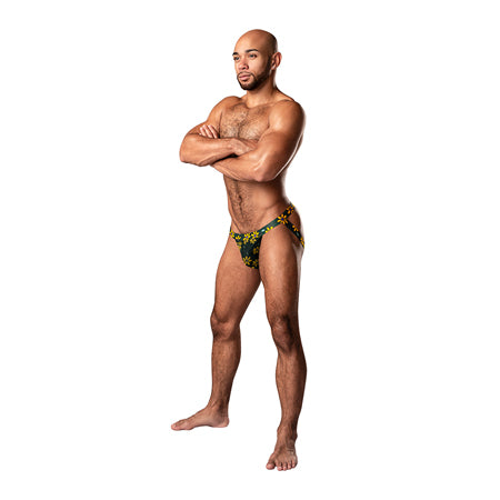 Male Power Petal Power Jock Daisy Print L/XL - Not Very Vanilla