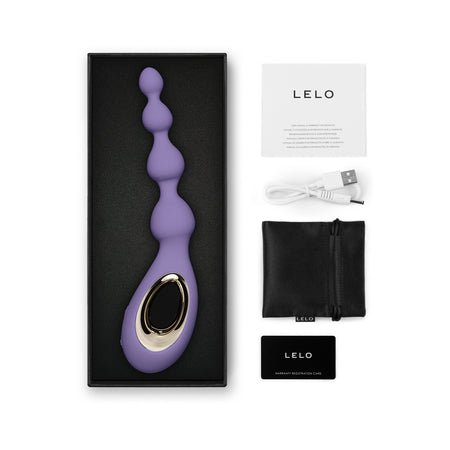 LELO SORAYA Anal Beads Purple - Not Very Vanilla