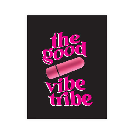 Naughty Vibes Good Vibe Tribe Greeting Card - Not Very Vanilla