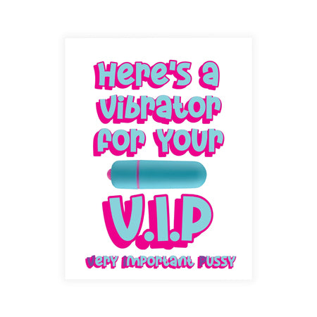 Naughty Vibes VIP Greeting Card - Not Very Vanilla