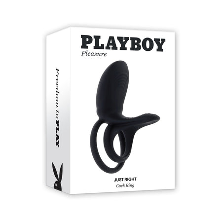 Playboy Just Right Rechargeable Silicone C-Ring - Not Very Vanilla