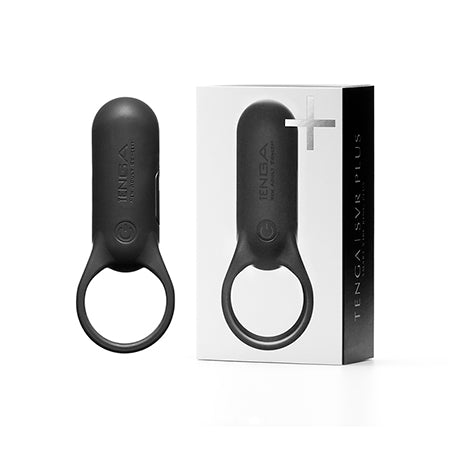 Tenga SVR Plus Smart Vibe Ring Black - Not Very Vanilla