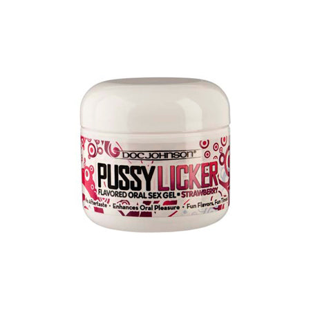 Pussy Licker: Strawberry 2oz. Jar - Not Very Vanilla