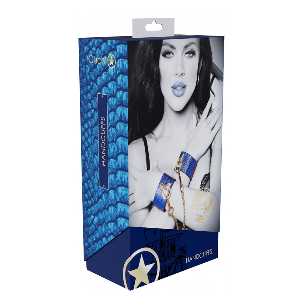 Ouch! Florence Collection Handcuffs Blue