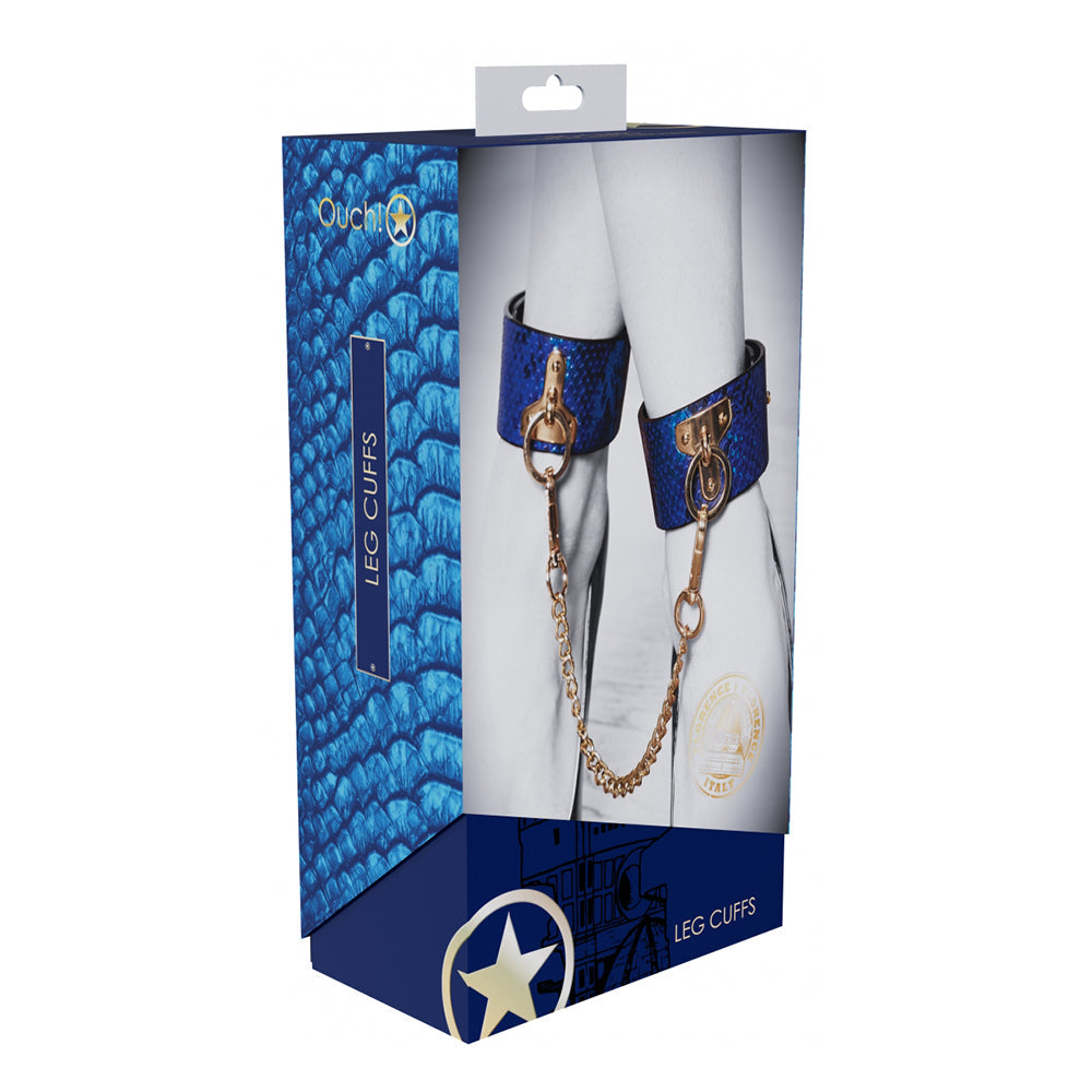 Ouch! Florence Collection Leg Cuffs Blue