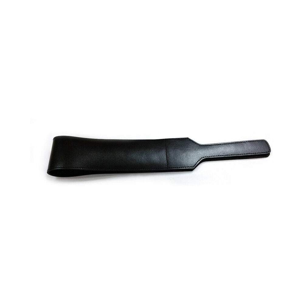 Rouge Leather Open Folded Paddle Black