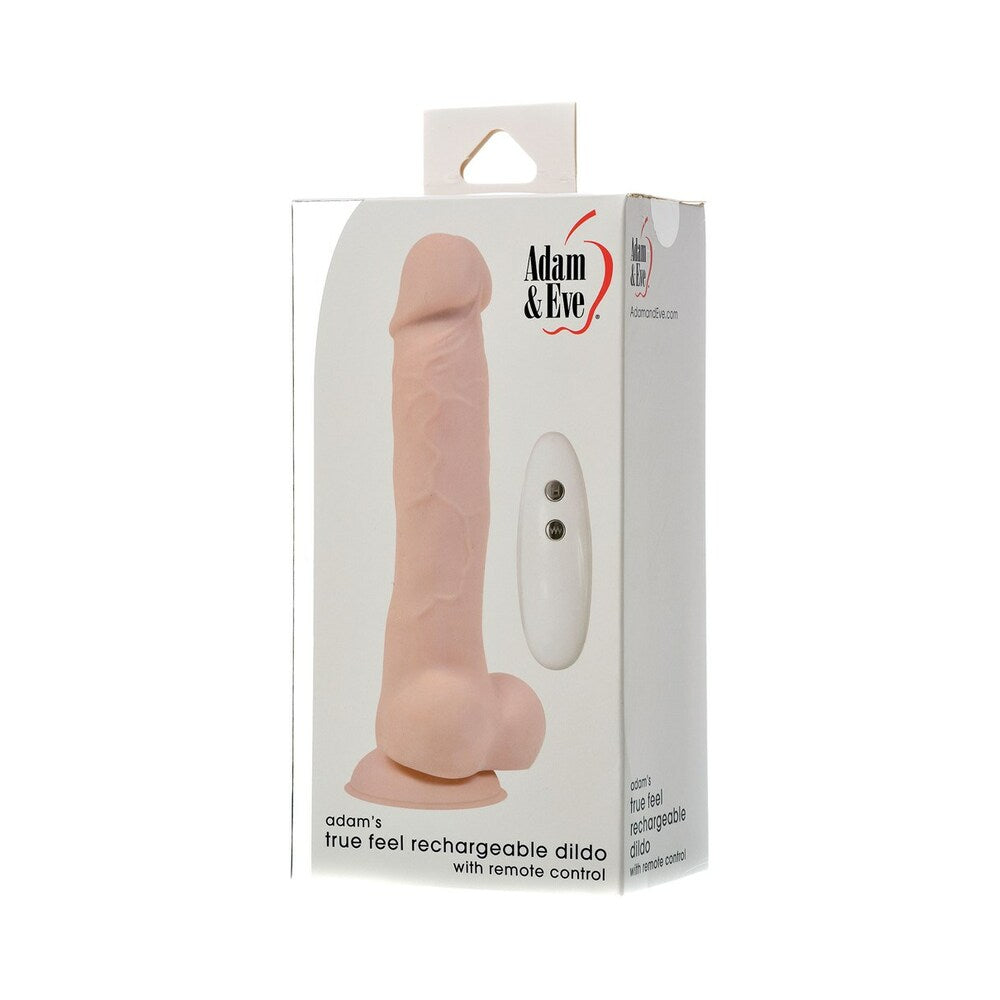 Adam & Eve Adam's True Feel Rechargeable Dildo with Remote Control