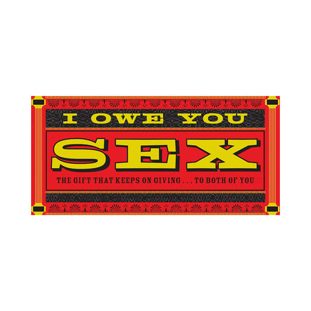 IOU Sex Gift Coupons - Not Very Vanilla