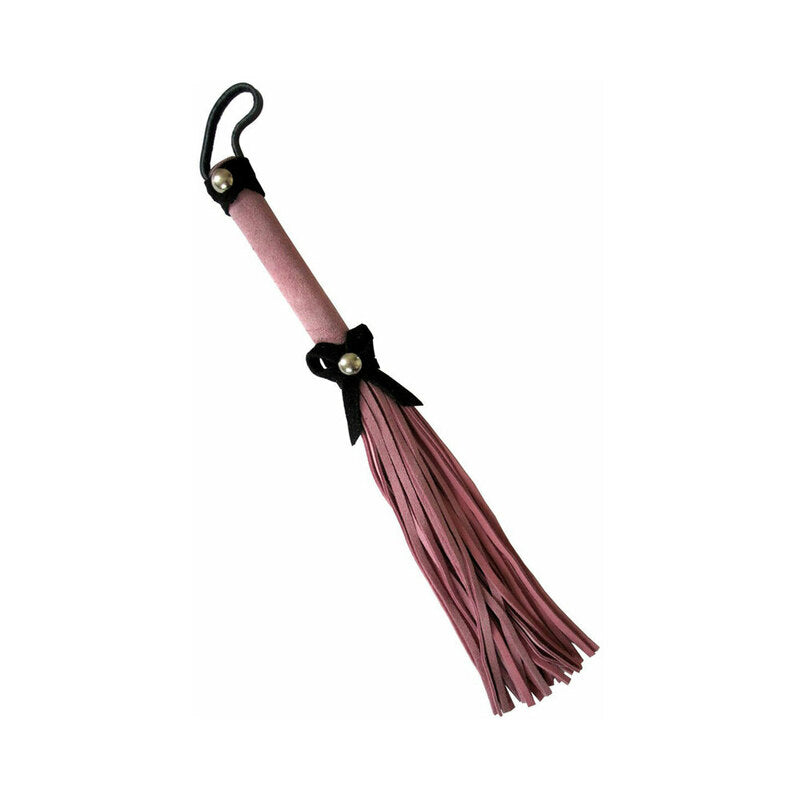 Love Knot Mini Flogger w/ Bow - Pink w/Black Bow