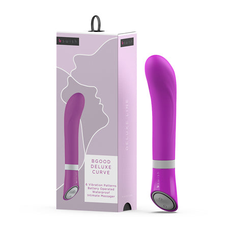 B Swish Bgood Deluxe Curve Vibrator Violet - Not Very Vanilla