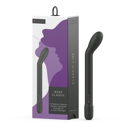 B Swish Bgee Classic Vibrator Black - Not Very Vanilla