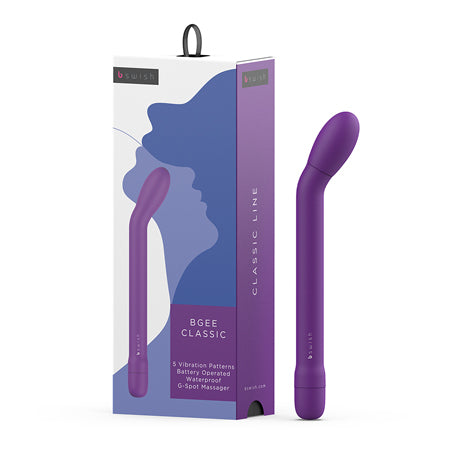 B Swish Bgee Classic Vibrator Purple - Not Very Vanilla