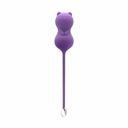 Emojibator Kitty Cat Kegel Ball Vibrator - Not Very Vanilla