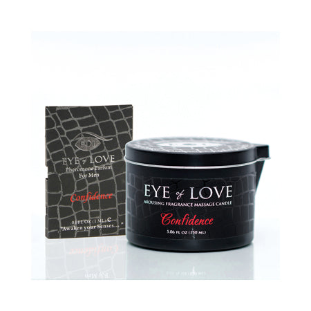 Eye of Love Confidence Attract Her Pheromone Massage Candle - Not Very Vanilla